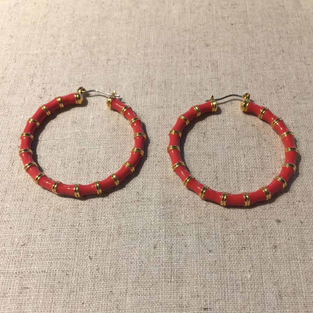 “BAMBOO”EARRINGS-NEVER WORN